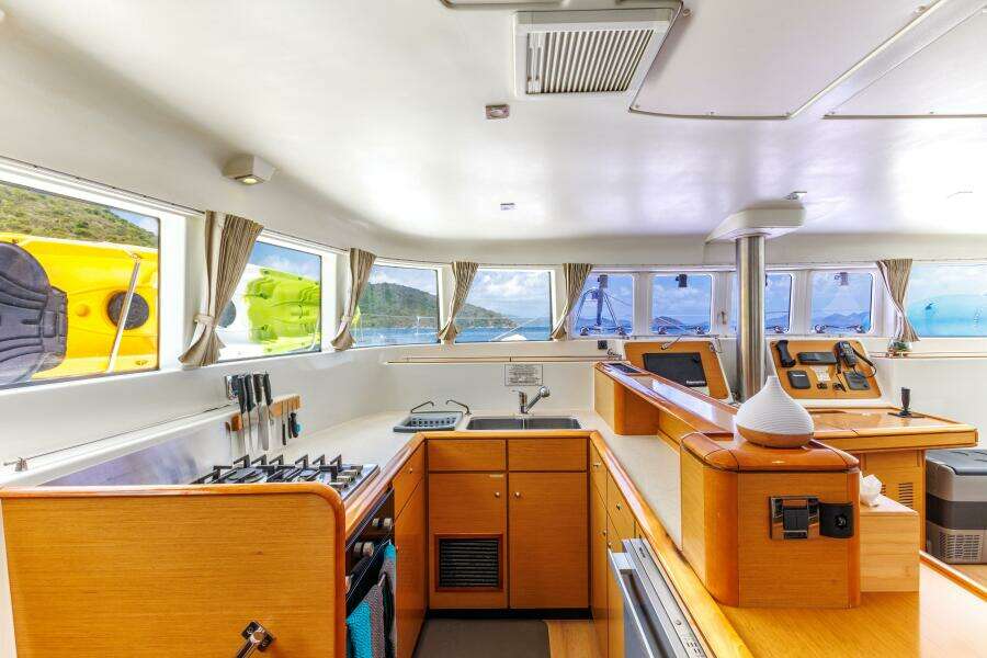 2011 Lagoon 500 galley