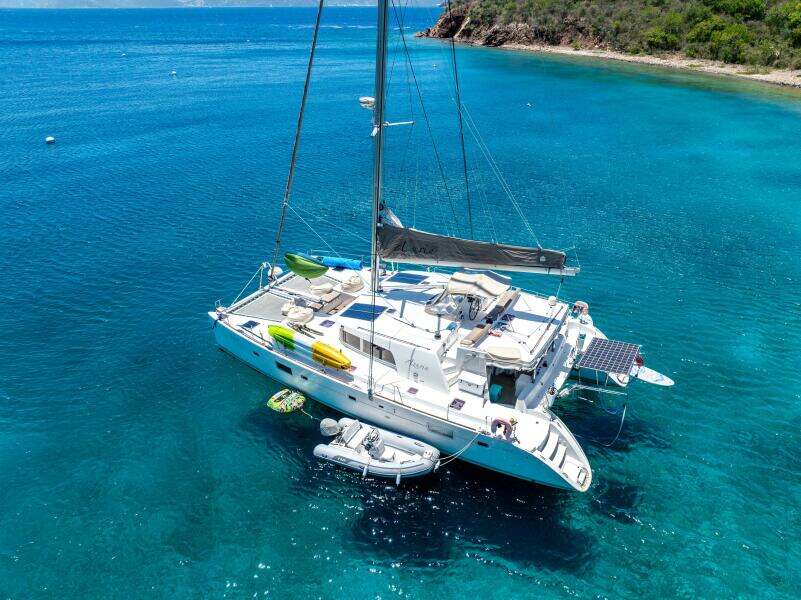 Lagoon 500 arial view