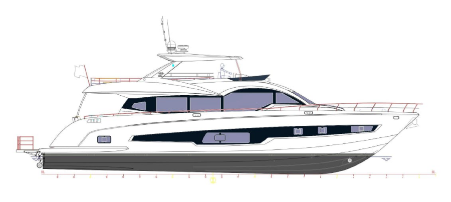 ALLEGRO FLYBRIDGE 82 MODEL X 82ft Allegro Yacht Yacht For Sale