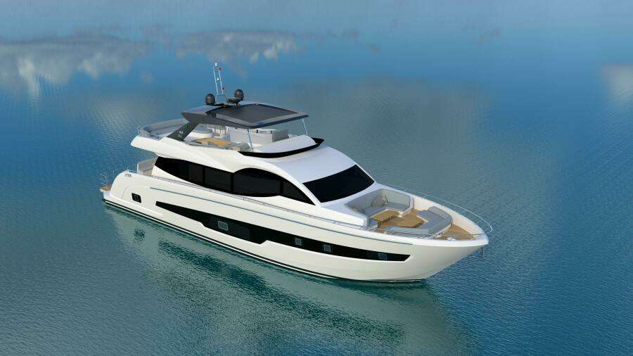 ALLEGRO FLYBRIDGE 82 MODEL X 82ft Allegro Yacht Yacht For Sale