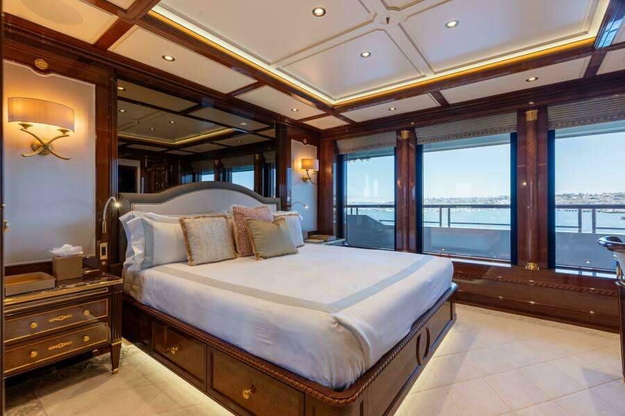 Bridge Deck Starboard Side Double Guest Stateroom Looking Forward Outboard 