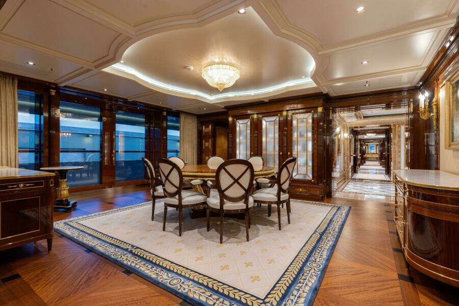 Owner's Living Room Looking Forward To Port