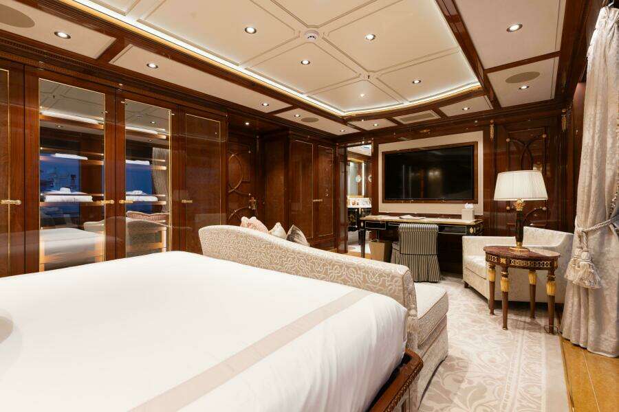 Bridge Deck VIP Stateroom Portside Looking Aft To Inboard 