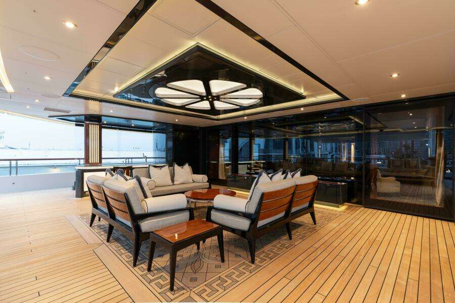 Bridge Deck Aft Looking Forward To Port 