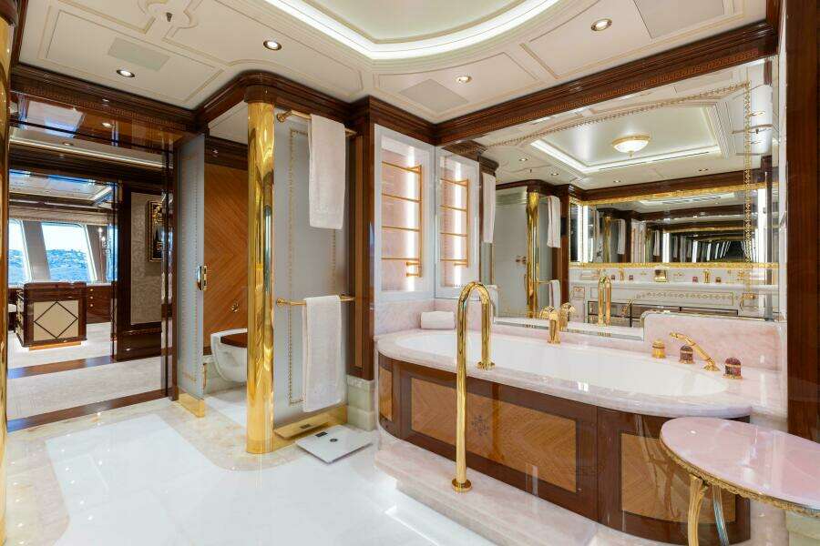 Main Deck VIP Stateroom Forward Head Looking To Starboard