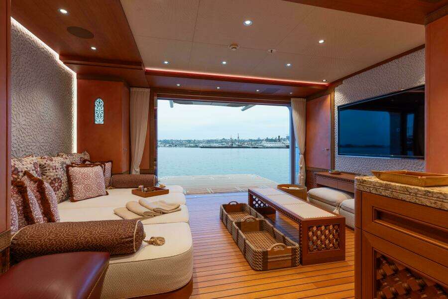 Lower Deck Recreation Room Looking To Starboard 