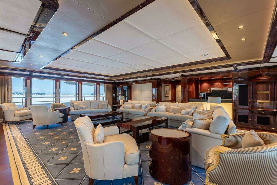 Bridge Deck Cinema Looking to Forward Port