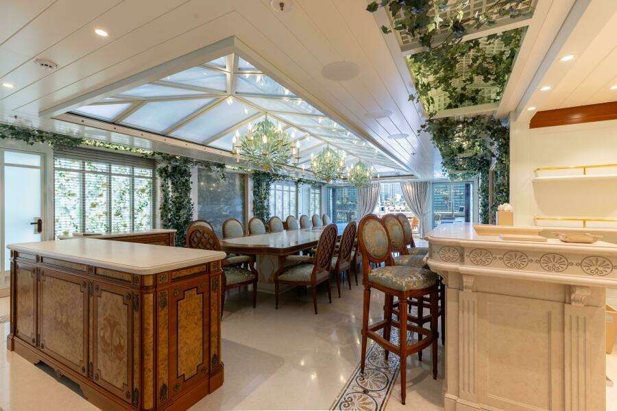 Sundeck Winter Patio Looking Aft To Starboard 