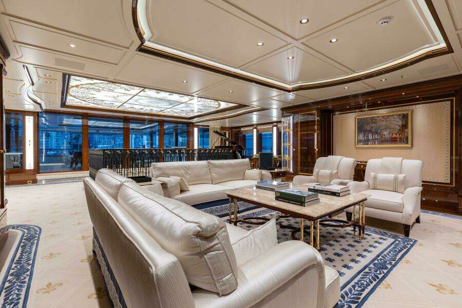 Owner's Deck Lounge Looking Aft To Port 