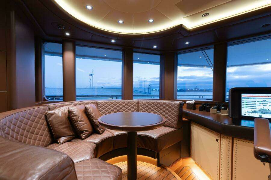 Bridge Deck Wheelhouse Seating Area 