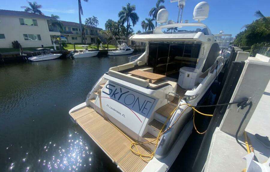 Sky One 55ft Azimut Yacht For Sale