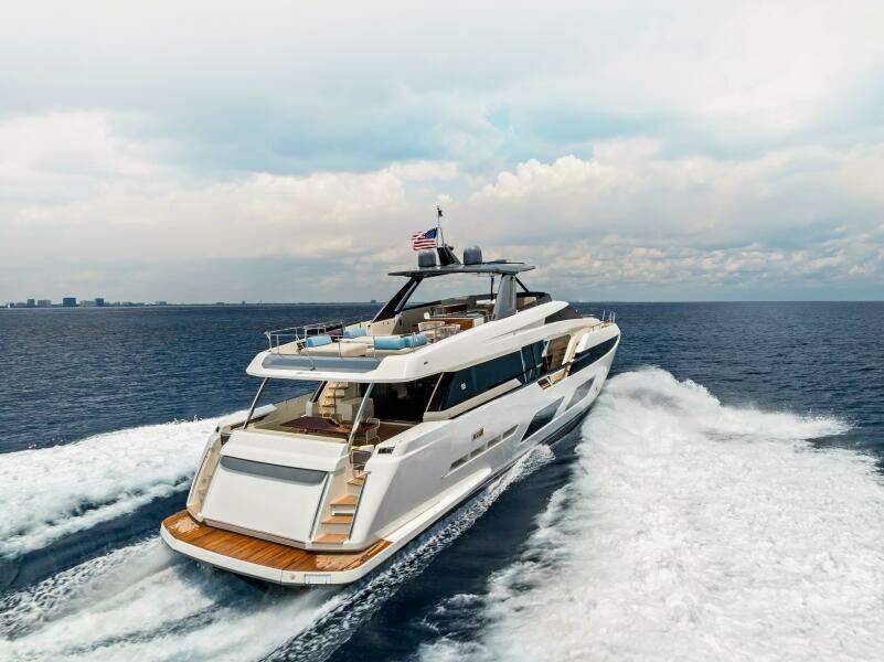 OUR TRADE 92ft Ferretti Yachts Yacht For Sale