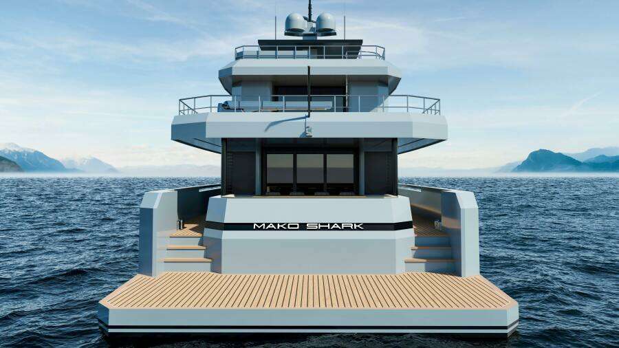 PROJECT MAKO SHARK 87ft Tufan  amp  Brothers Co Yacht For Sale