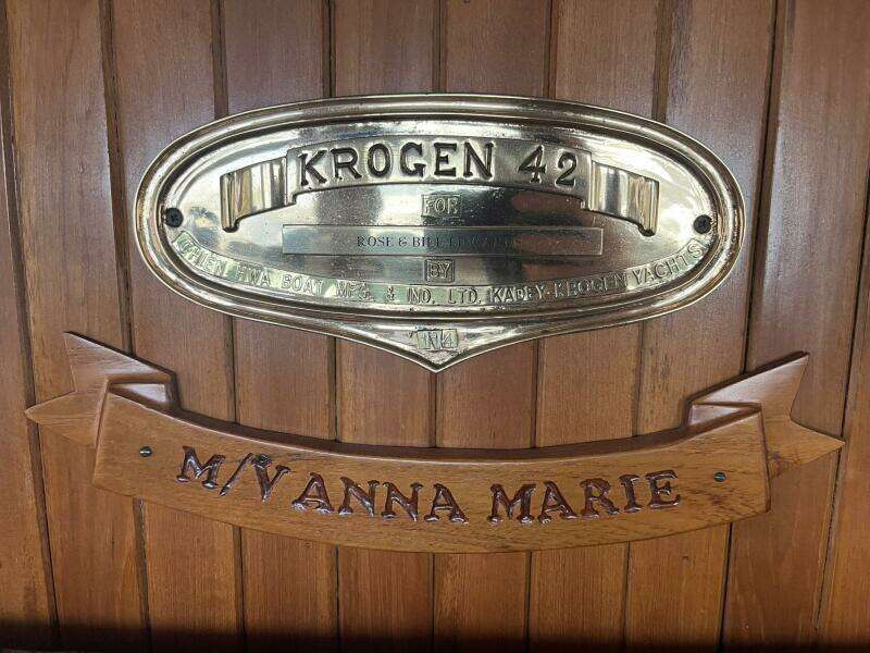 ANNA MARIE 42ft Kadey Krogen Yacht For Sale