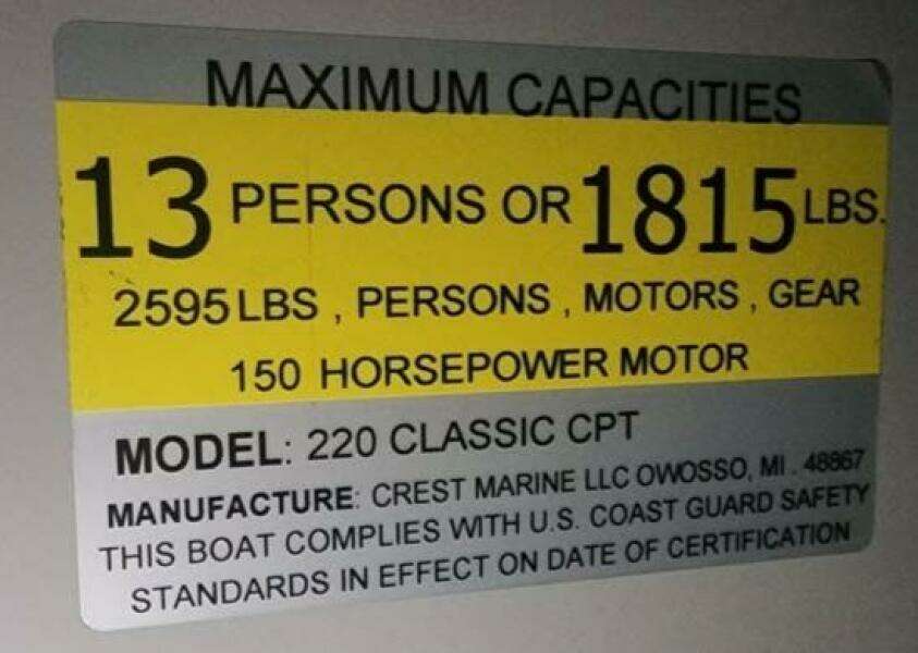 22ft Crest Yacht For Sale