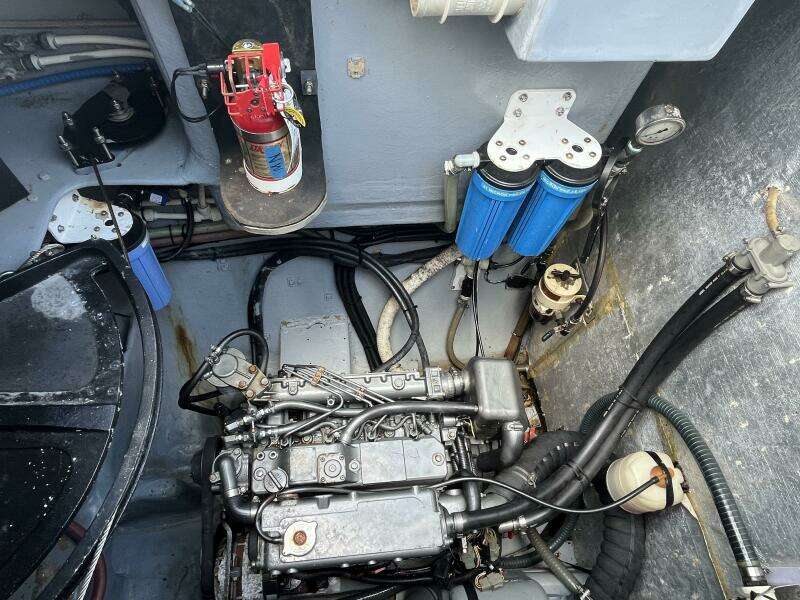 Starboard engine compartment