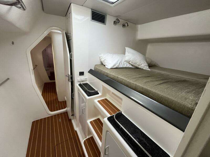 Port forward cabin looking to passage