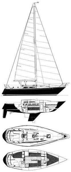 Blue Note 34ft C amp C Yacht For Sale
