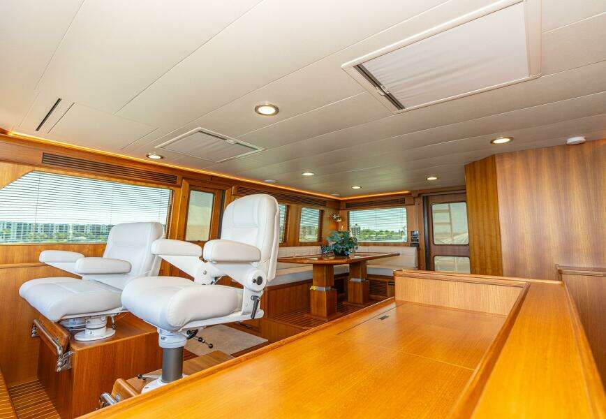 Command Bridge Facing Starboard Aft