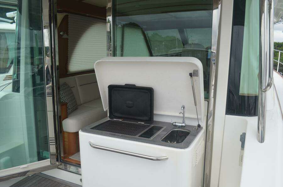Cockpit Grill And Sink Open