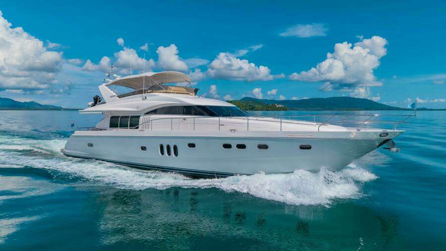 BLUE ROSE 75ft Princess Yachts Yacht For Sale
