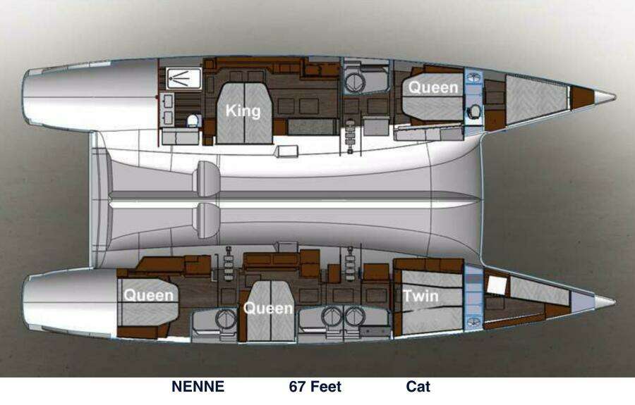 Nenne 67ft Fountaine Pajot Yacht For Sale