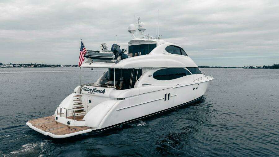 Water Ranch 80ft Lazzara Yachts Yacht For Sale