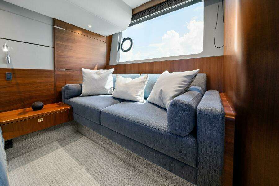 2015 Princess F60 - Master Stateroom Sofa