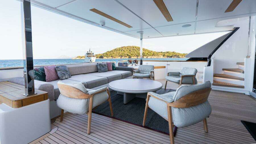 QUEEN J III 108ft Custom Line Yacht For Sale