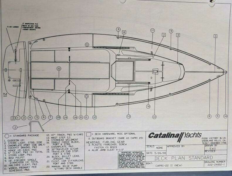 Deck Plan Standard