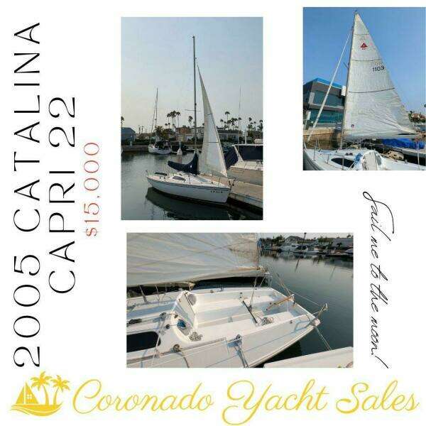 22ft Catalina Yacht For Sale