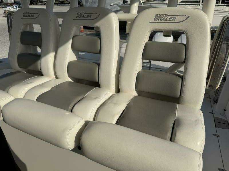 2014 Boston Whaler 350 Outrage Triple Helm Seating from Port