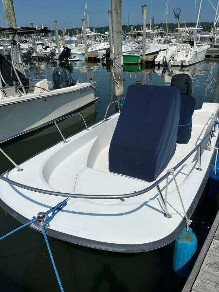 Looking aft, covers on