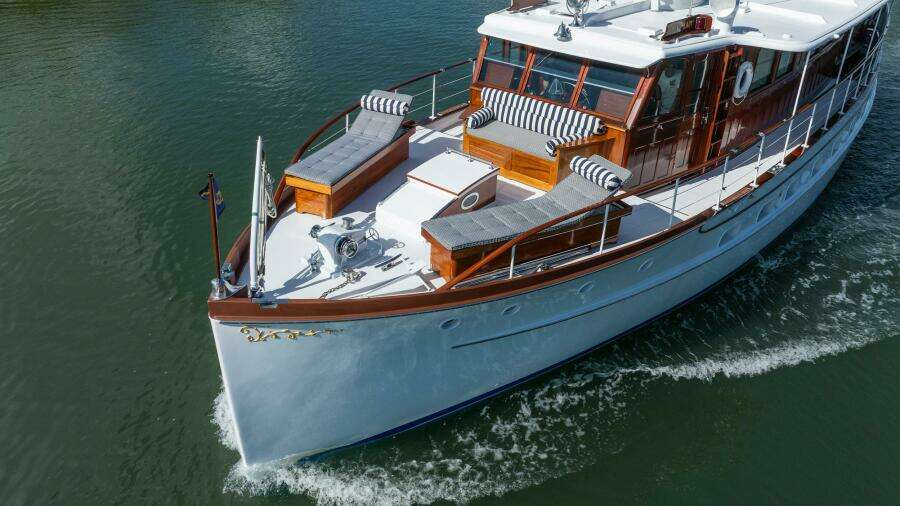 Flying Lady 58ft Trumpy Yacht For Sale