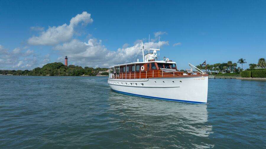 Flying Lady 58ft Trumpy Yacht For Sale