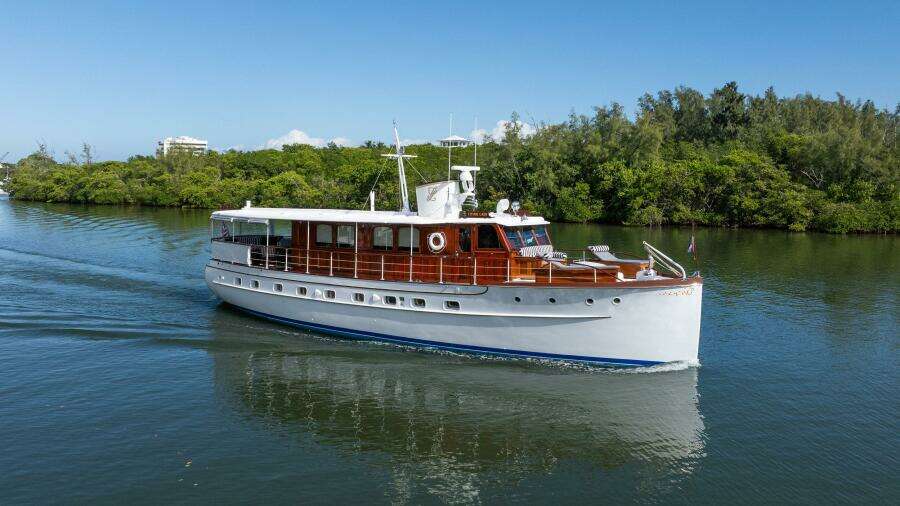 Flying Lady 58ft Trumpy Yacht For Sale