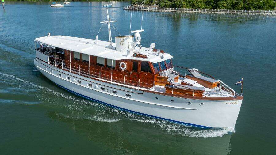 Flying Lady 58ft Trumpy Yacht For Sale