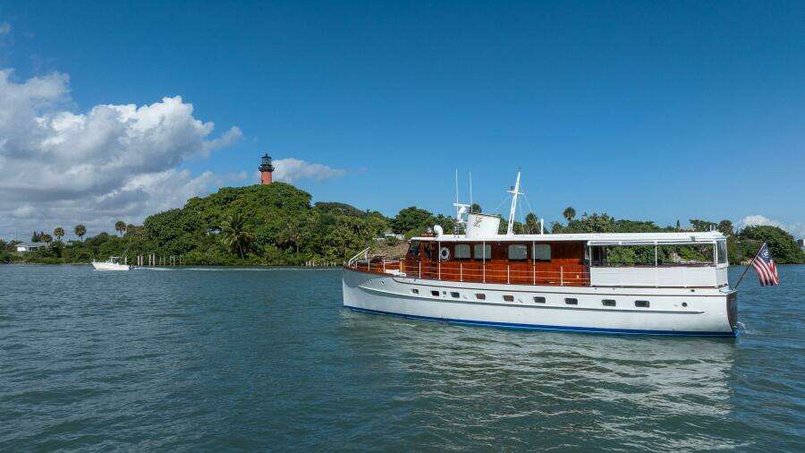 Flying Lady 58ft Trumpy Yacht For Sale