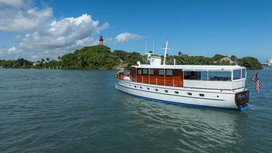 Flying Lady 58ft Trumpy Yacht For Sale