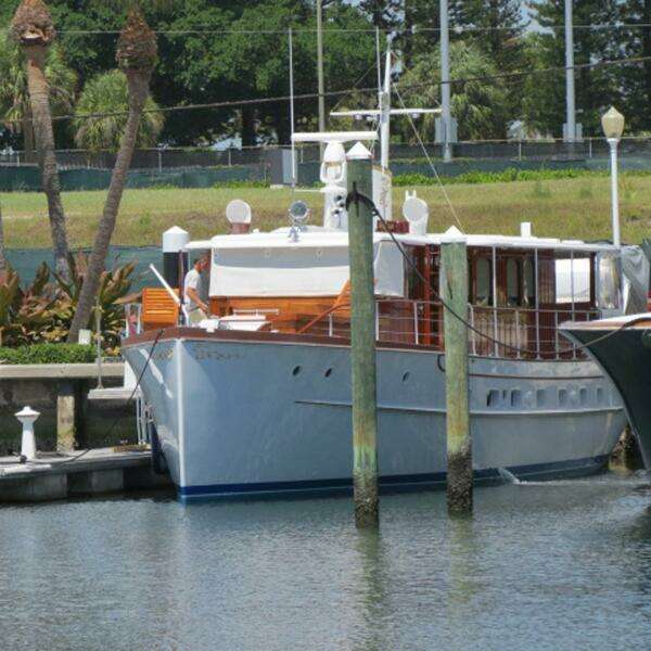 Flying Lady 58ft Trumpy Yacht For Sale