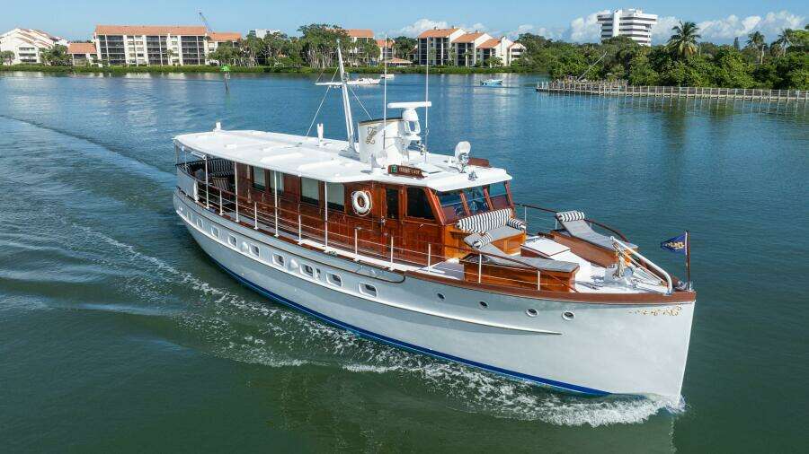 Flying Lady 58ft Trumpy Yacht For Sale