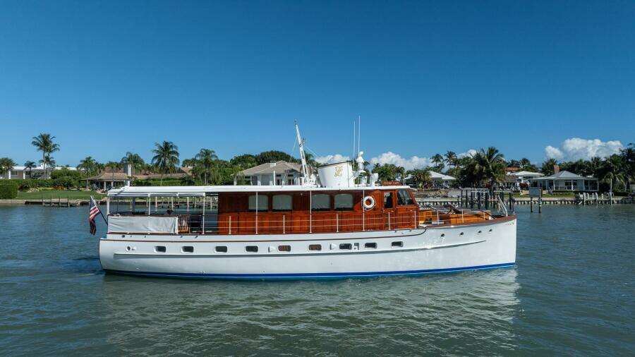 Flying Lady 58ft Trumpy Yacht For Sale