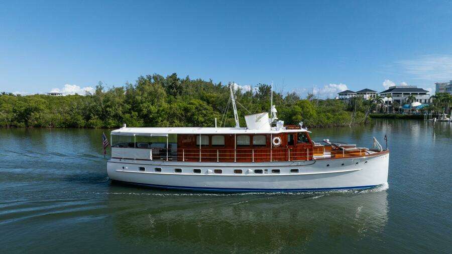 Flying Lady 58ft Trumpy Yacht For Sale