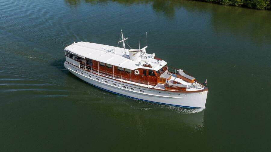 Flying Lady 58ft Trumpy Yacht For Sale