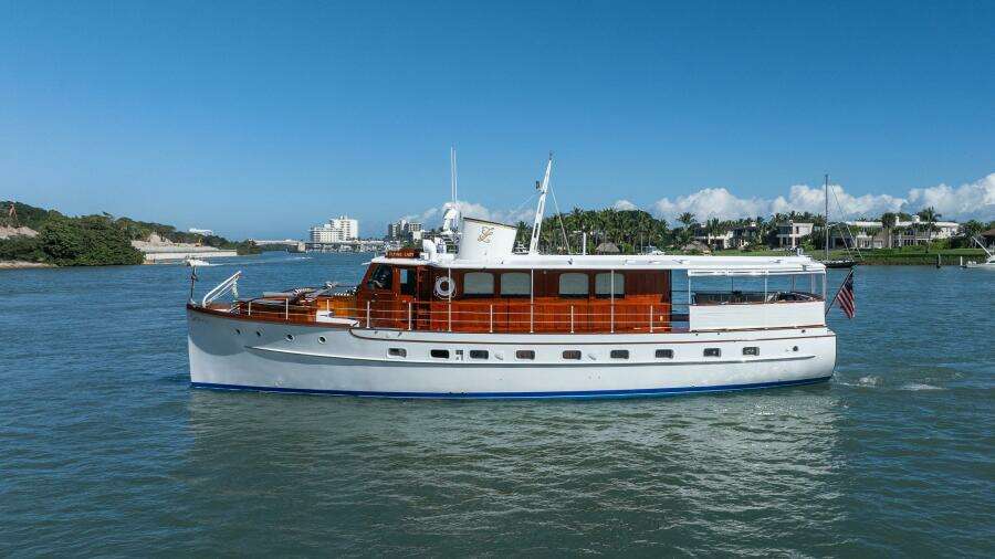Flying Lady 58ft Trumpy Yacht For Sale
