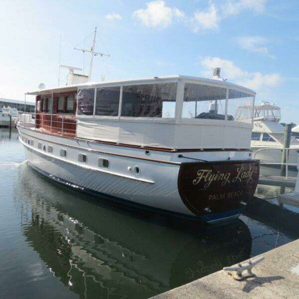 Flying Lady 58ft Trumpy Yacht For Sale