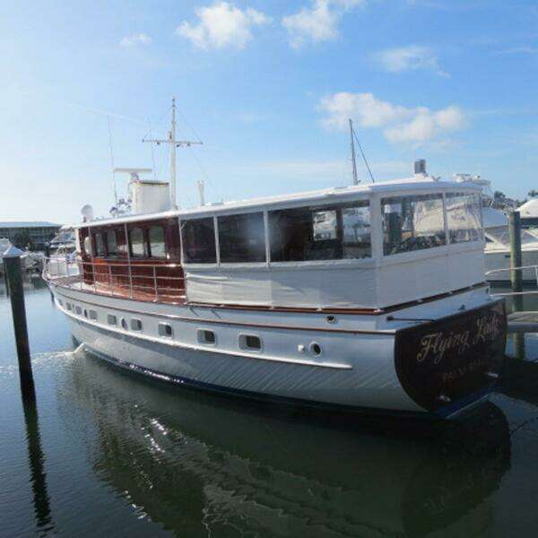 Flying Lady 58ft Trumpy Yacht For Sale