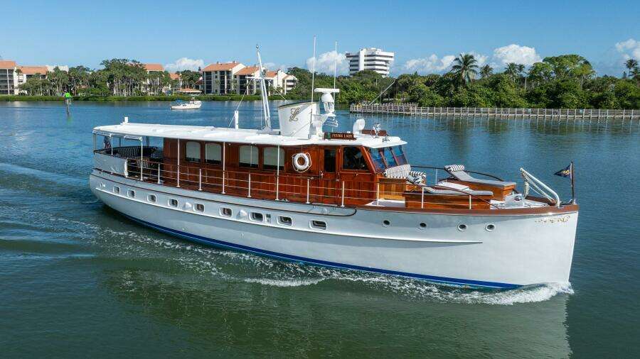 Flying Lady 58ft Trumpy Yacht For Sale