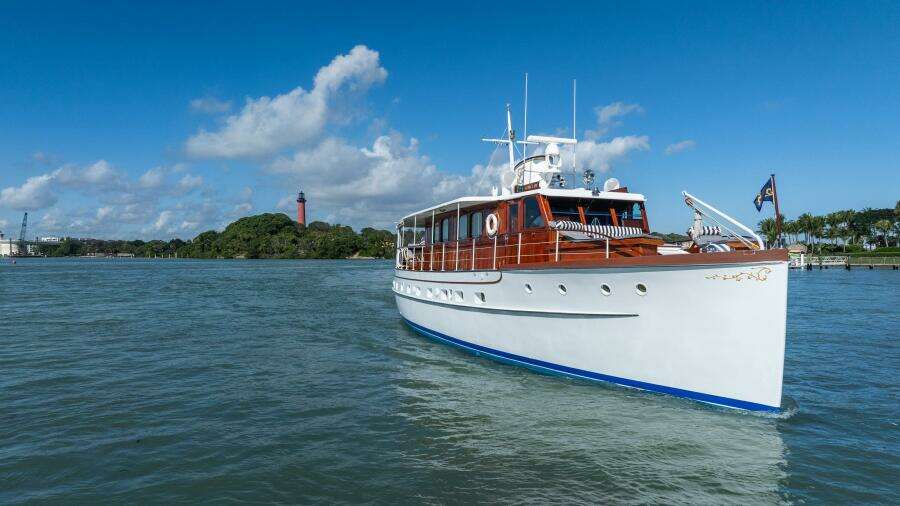 Flying Lady 58ft Trumpy Yacht For Sale