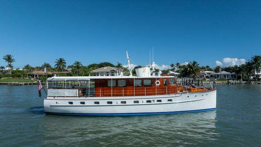Flying Lady 58ft Trumpy Yacht For Sale